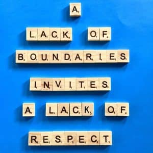 Setting Boundaries