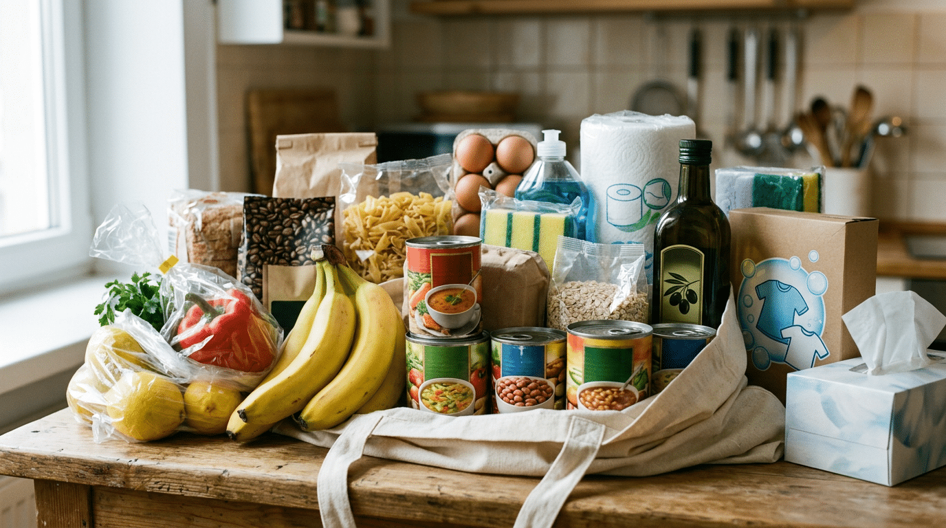 Groceries and Household Consumables