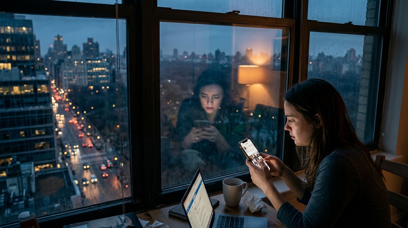 Obsessive Social Media Monitoring Can Sabotage Healing